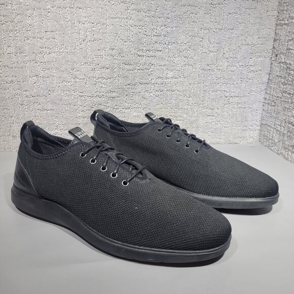 Cole Haan Grand Plus Essex Distance Men's Size 13M US Black Knit Oxford Shoes - Picture 1 of 9